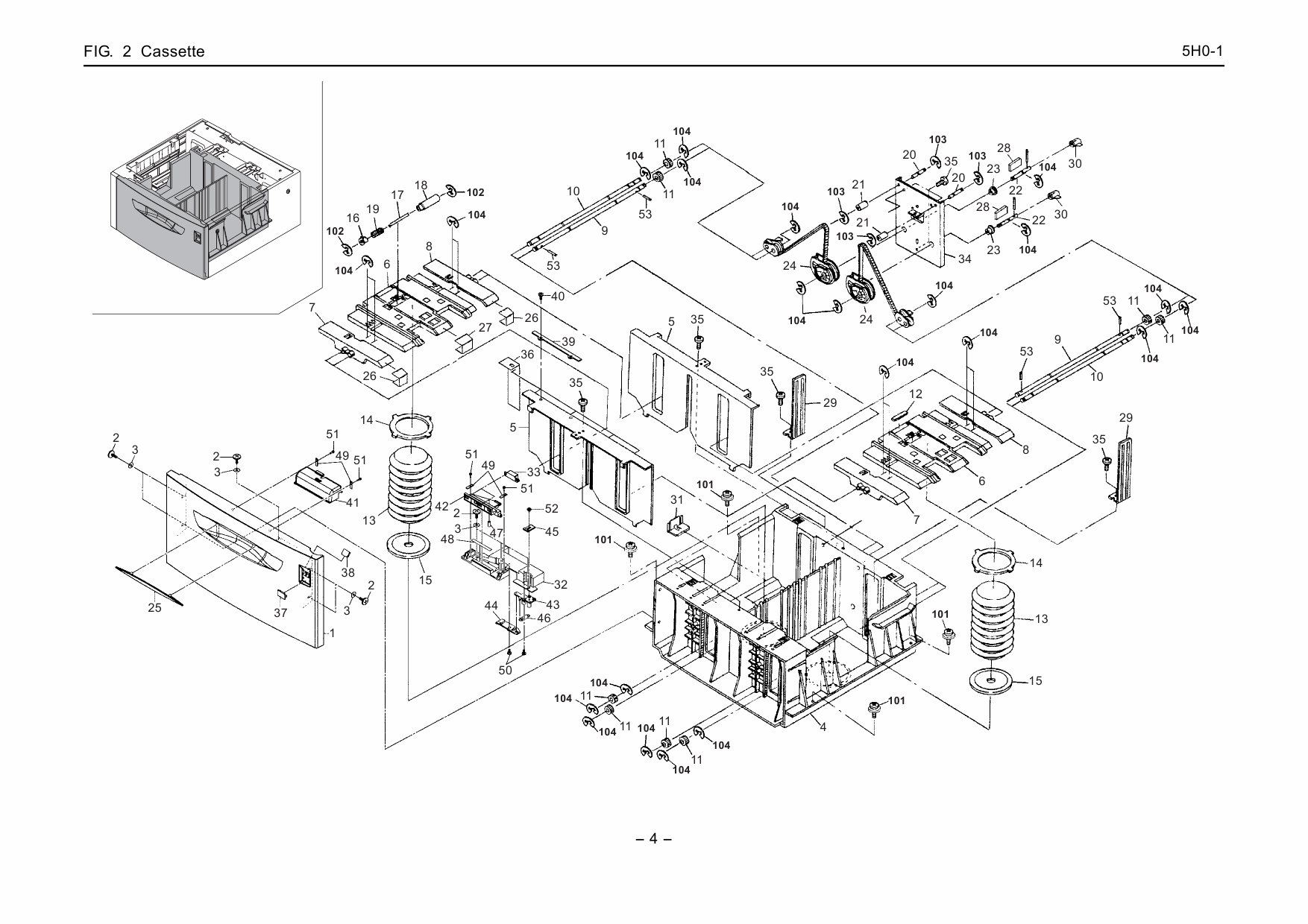 KYOCERA Options Paper-Feeder-PF-750 Parts Manual-3